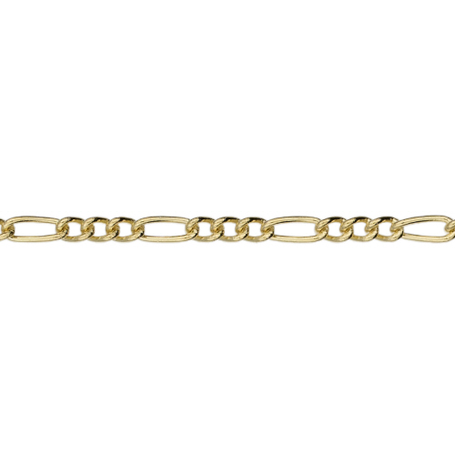 Figaro Chain 0.8mm - 14 Karat Gold